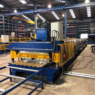 Guatemalan customer -Double Deck Roll Former