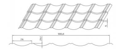 Roll Forming Line for Metal Tile Roofing