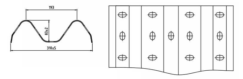 Roll Forming Line for Guardrail